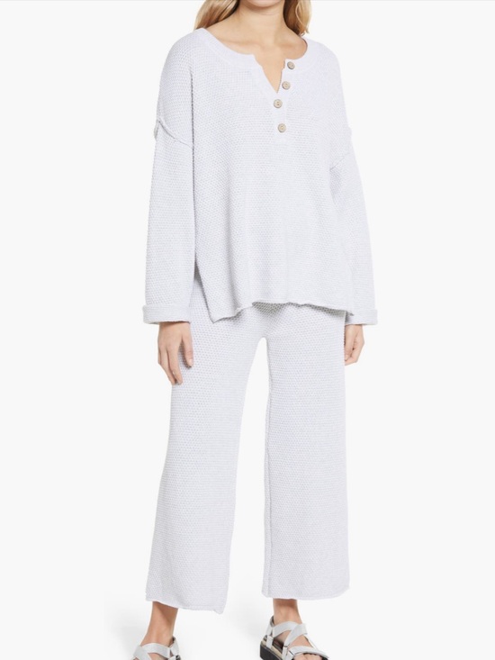 Free People Sweaters - Free People Hailee Knit Sweater Set in Heather Ivory size small